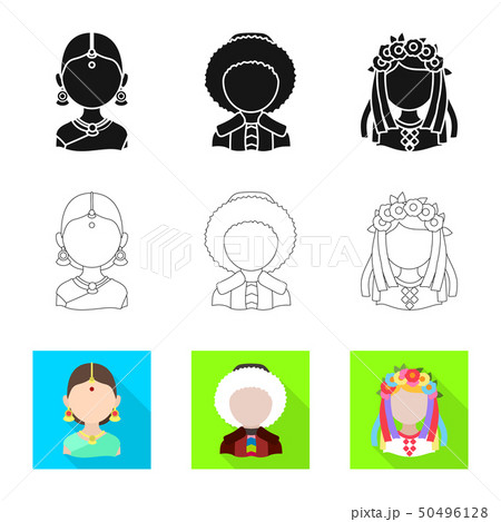 Isolated object of imitator and resident icon. Set of imitator and culture vector icon for stock. Isolated object of imitator and resident icon. Set of imitator and culture vector icon for stock. 50496128