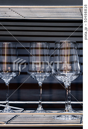 Brandy glasses and wineglasses. 50498816