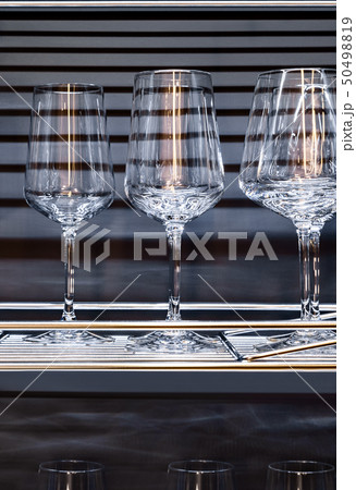 Brandy glasses and wineglasses. Brandy glasses and wineglasses. 50498819