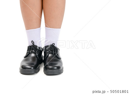 boy school student wear a black leather shoes boy school student wear a black leather shoes 50501801