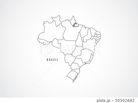 Brazil map 50502682