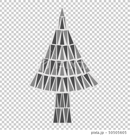 針葉樹な木アイコン13のイラスト素材