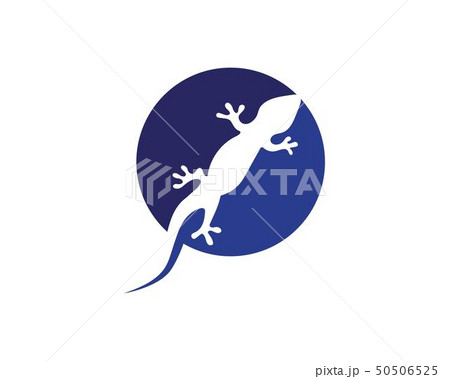 Lizard Chameleon Gecko Silhouette black 50506525