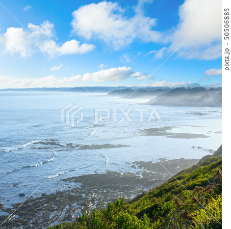Morning ocean view from shore (Bay of Biscay). 50506885