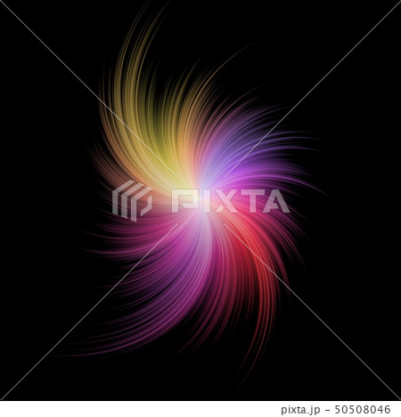 Colors glare spectrum on  black background. Art 50508046