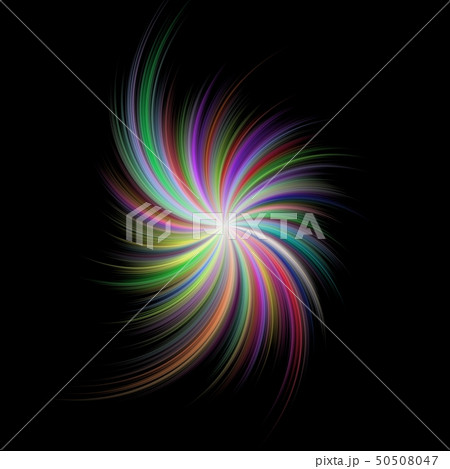 Creative illustration of rainbow glare spectrum on Creative illustration of rainbow glare spectrum on 50508047