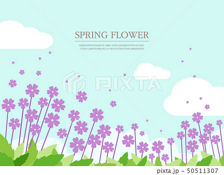 花 花畑 春のイラスト素材 花 花畑 春のイラスト素材