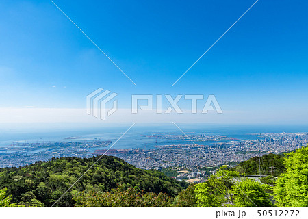 兵庫県・六甲山　天覧台からの風景 50512272