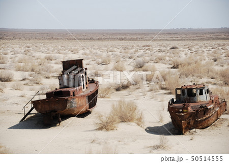 アラル海　船の墓場（ウズベキスタン） 50514555