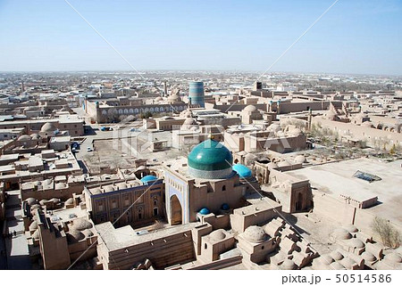 ヒヴァの街並み（ウズベキスタン） 50514586