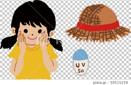 女孩繪畫防曬霜 50515259