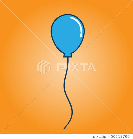 blue ballon vector  icon 50515706