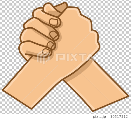 両手のポーズのイラスト素材