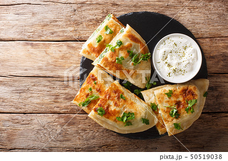 Bolani flat-bread from Afghanistan, baked or fried 50519038