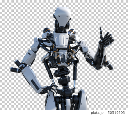 人型ロボット　perming3DCGイラスト素材 50519603