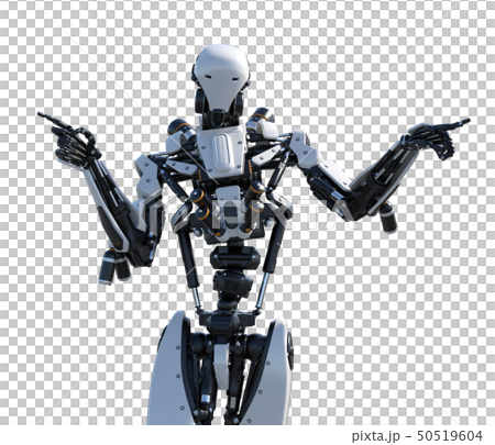 人型ロボット　perming3DCGイラスト素材 50519604