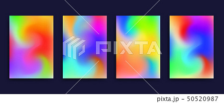 Vector flyers with liquid colorful vibrant background. Vector Creative deign Vector flyers with liquid colorful vibrant background. Vector Creative deign 50520987