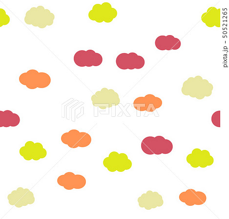 Cloudy sky vector seamless pattern texture Cloudy sky vector seamless pattern texture 50521265