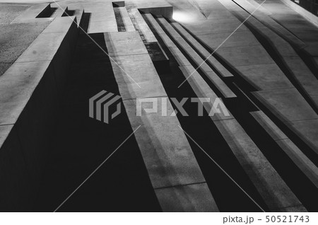 Stairs and shadows in the night, abstraction Stairs and shadows in the night, abstraction 50521743