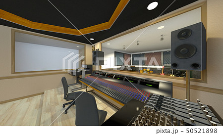 録音スタジオのイラスト素材