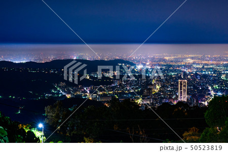 台湾・陽明山からの夜景 50523819