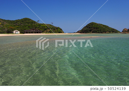 美しい無人島のビーチ 50524139