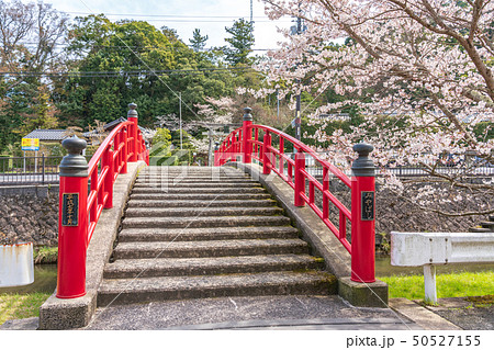 玉造温泉 宮橋(恋叶い橋)春 桜 玉造温泉 宮橋(恋叶い橋)春 桜 50527155