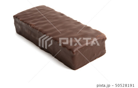 chocolate sponge cake with milk souffle 50528191