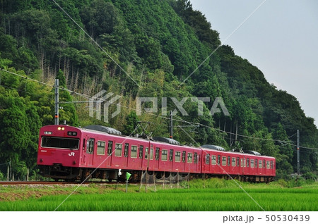 甘地・福崎駅間を走る播但線普通列車(103系) 甘地・福崎駅間を走る播但線普通列車(103系) 50530439