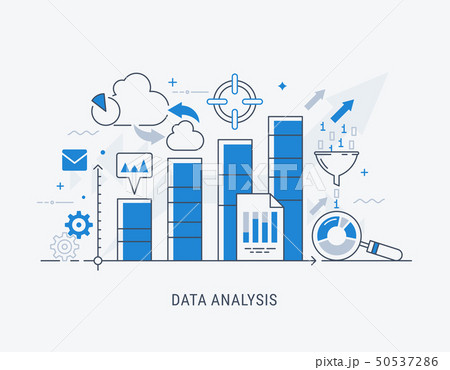 Data analysis vector illustration 50537286