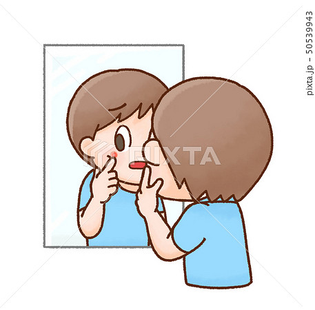 肌の悩みのイラスト 肌の悩みのイラスト 50539943