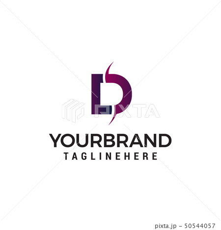 letter d logo design concept template vector 50544057