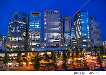 《東京都》品川駅前・都市夜景 50544239
