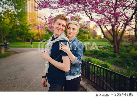 stylish american family 50544299