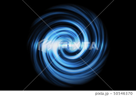 Glowing spiral tunnel with light blue cloud 50546370