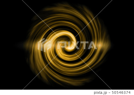 Glowing spiral tunnel with light gold fog on black Glowing spiral tunnel with light gold fog on black 50546374