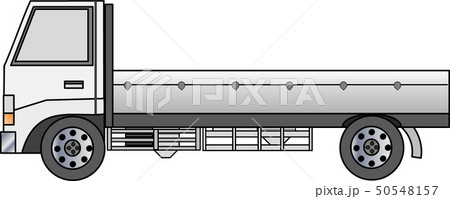 小型トラック 平ボディのイラスト素材