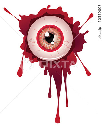 Halloween Bloody Eyeballのイラスト素材