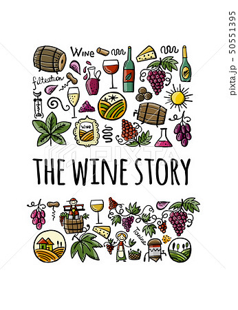 Winery concept, background for your design 50551395