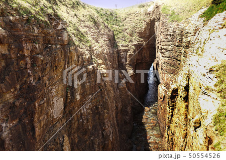 壱岐の断崖「鬼の足跡」 壱岐の断崖「鬼の足跡」 50554526
