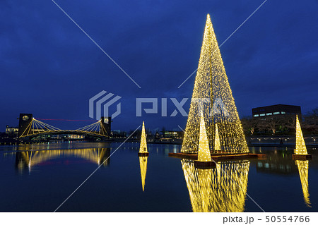 富山 富岩運河 環水公園ライトアップファンタジー 富山 富岩運河 環水公園ライトアップファンタジー 50554766