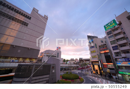 日本の東京都市景観　大井町駅前などを望む 50555249