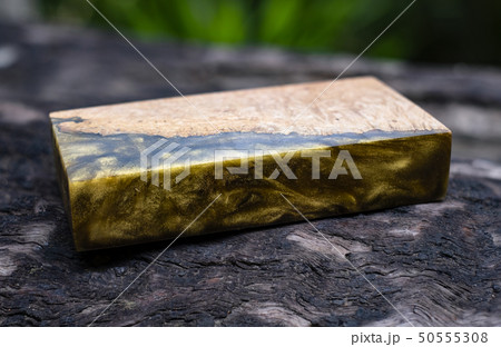 Casting epoxy resin Stabilizing burl Afzelia wood  50555308