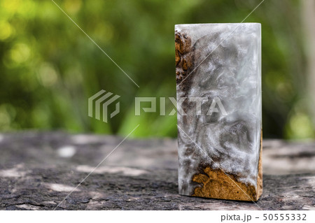 Casting epoxy resin Stabilizing burl Afzelia wood  50555332