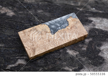 Casting epoxy resin Stabilizing burl Afzelia wood  50555336