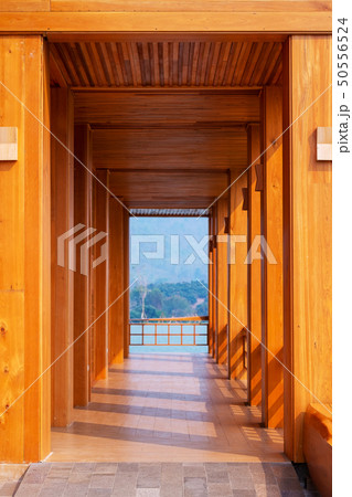 Beautiful Japanese Conservative Wood Terrace. 50556524
