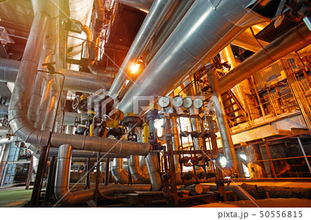 Industrial zone, Steel pipelines and valves 50556815