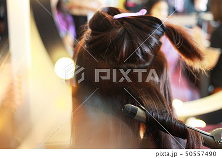 start to curling hair start to curling hair 50557490