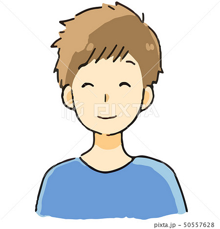 表情　男の人　笑顔 50557628
