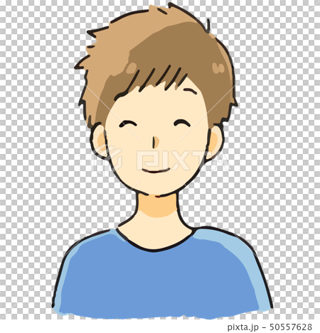 表情　男の人　笑顔 50557628